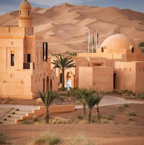 Hotels in the desert UAE